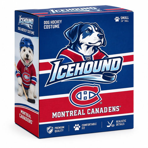 Icehound Montreal Canadiens Dog Hockey Costume