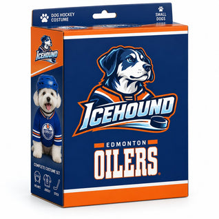 Icehound Edmonton Oilers Dog Hockey Costume